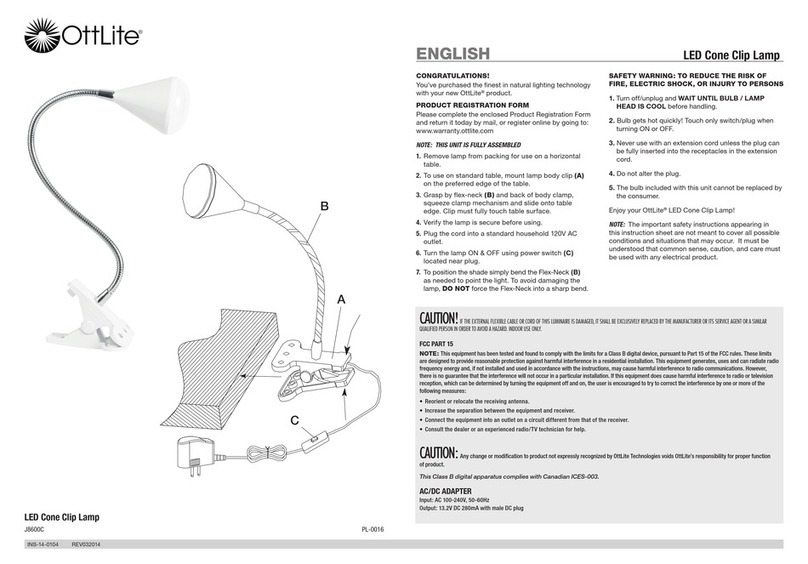 OttLite J8600C User manual
