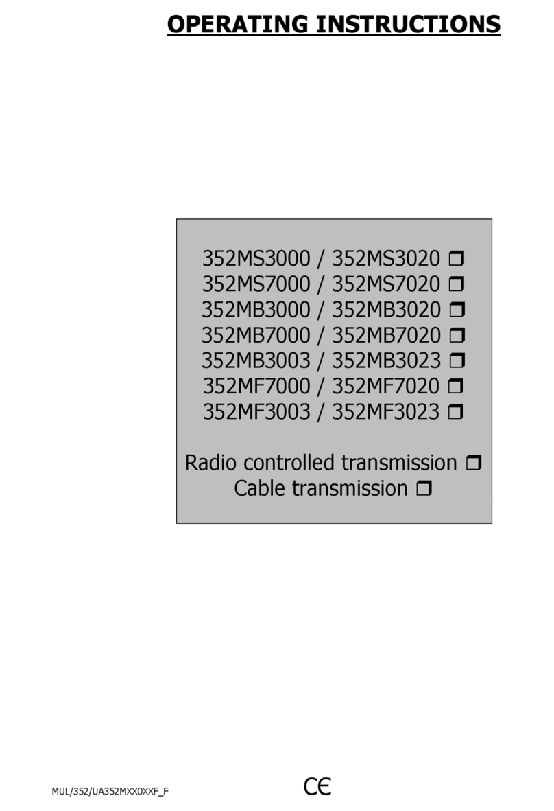Stramatel 352MS3000 operating instructions