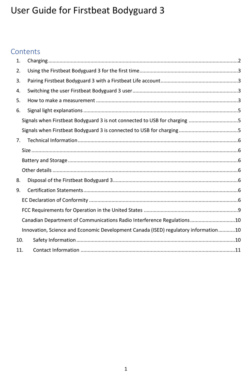 Firstbeat Bodyguard 3 user guide Firstbeat Bodyguard 3 user guide