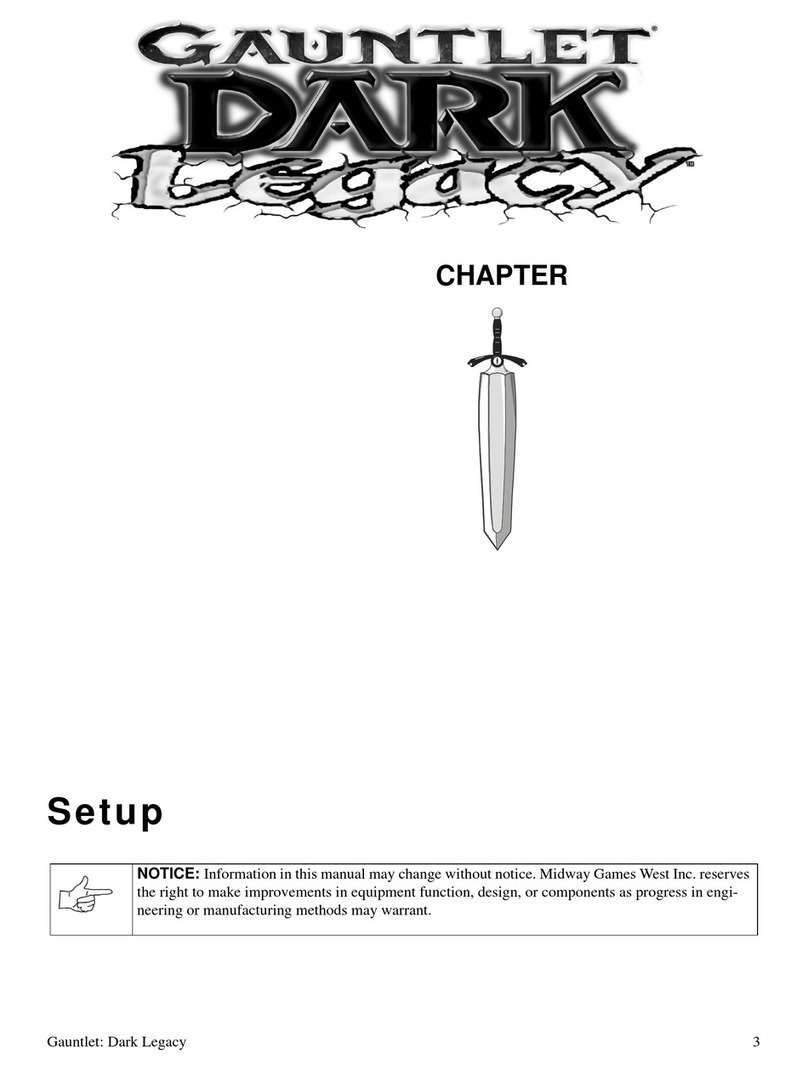 MIDWAY GAMES GAUNTLET DARK LEGACY manual