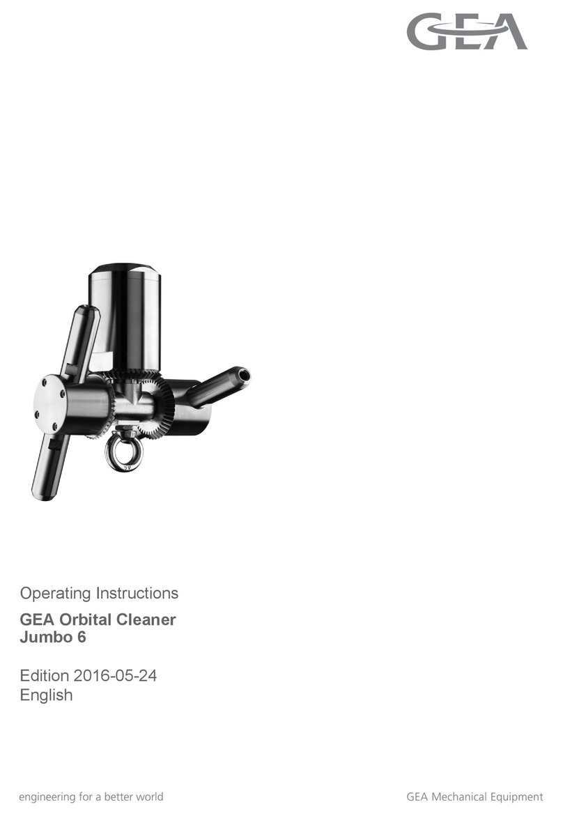 GEA Jumbo 6 operating instructions
