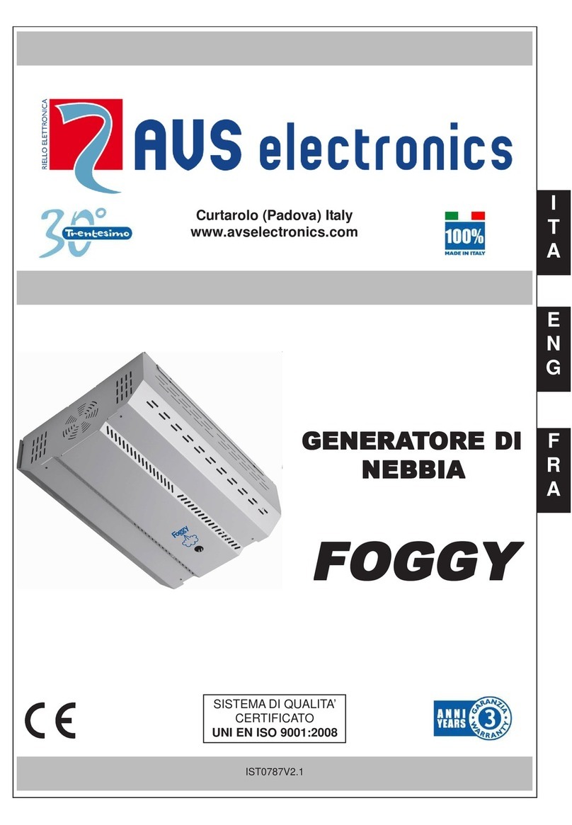 AVS Electronics FOGGY manual