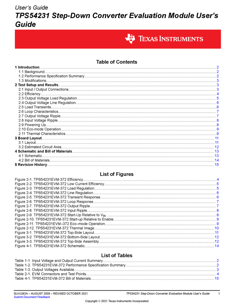 Texas Instruments TPS54231 User manual