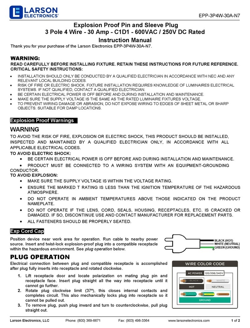 Larson Electronics EPP-3P4W-30A-N7 instruction manual