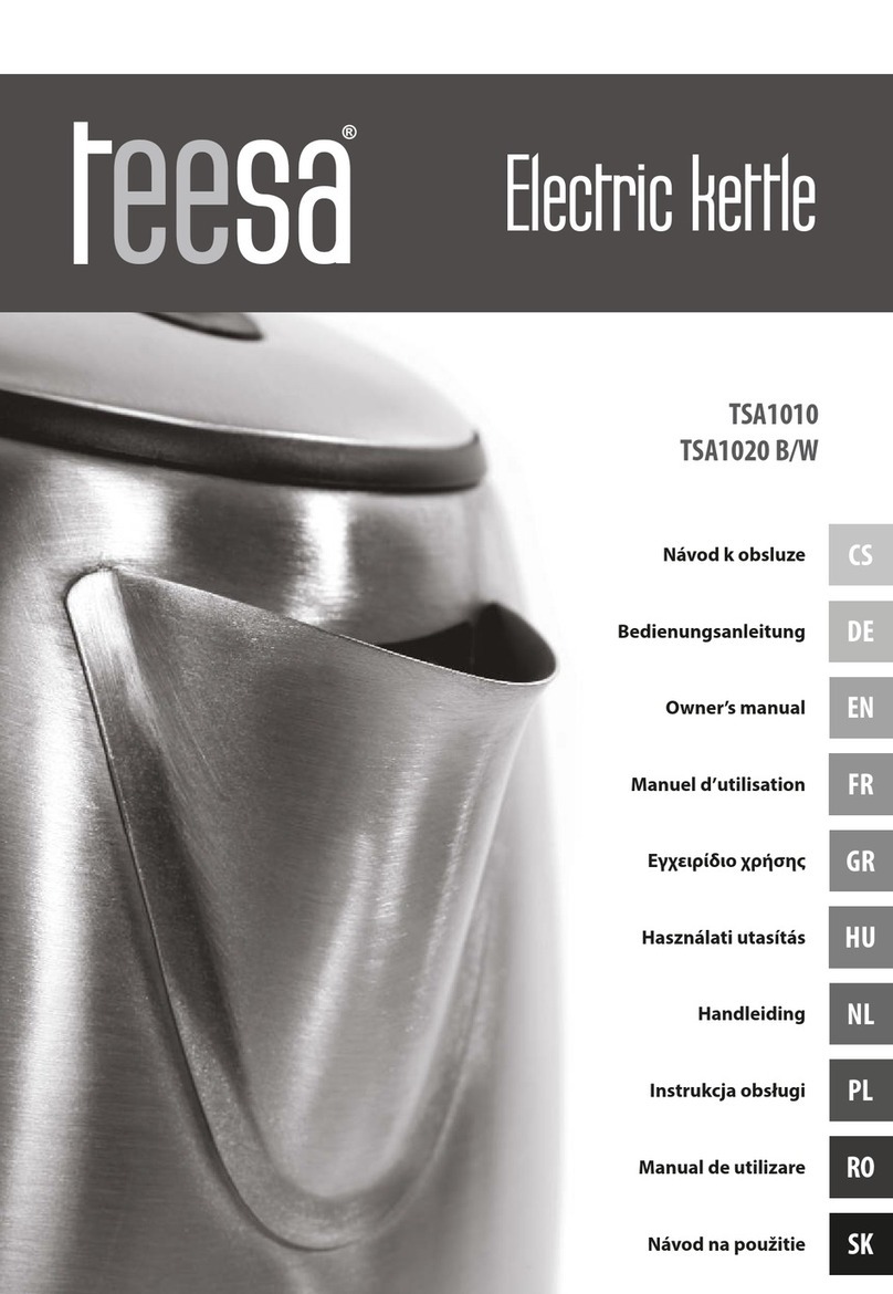Teesa TSA1010 User manual Teesa TSA1010 User manual