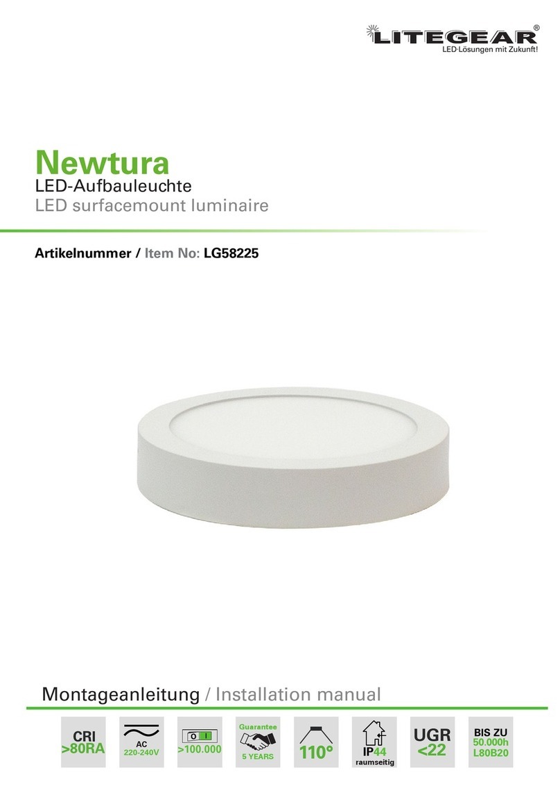 LiteGear Newtura installation manual