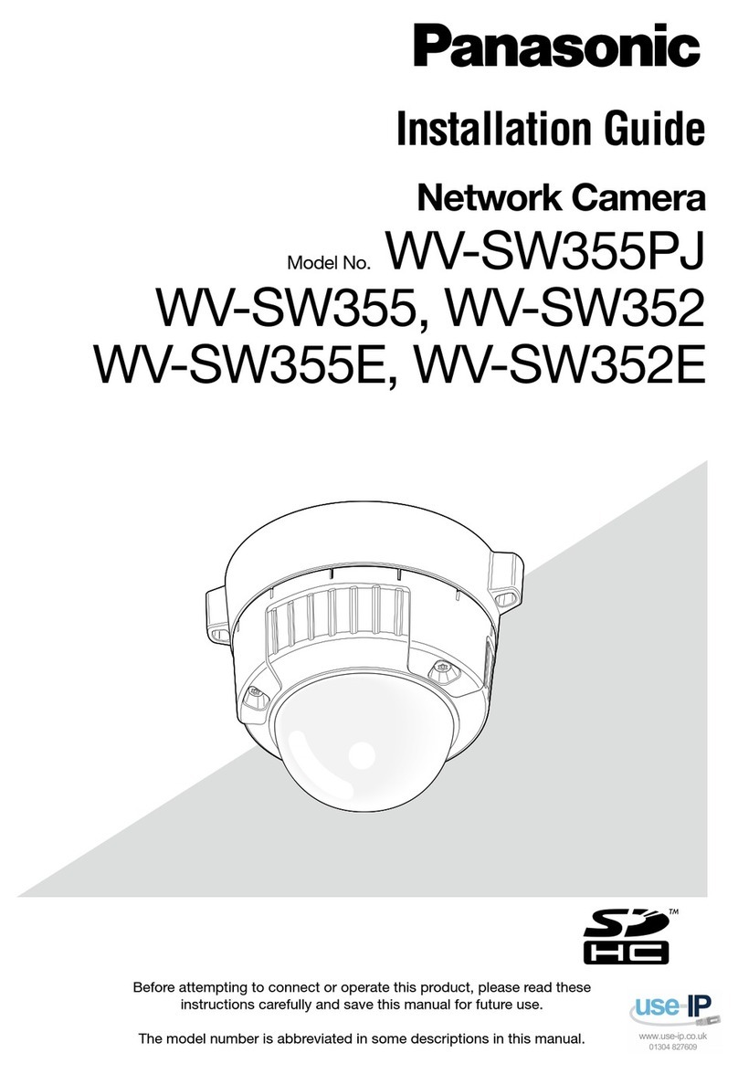 Panasonic WV-SW355PJ User manual