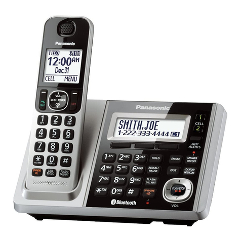 Panasonic KX-TGF370 Series operating instructions