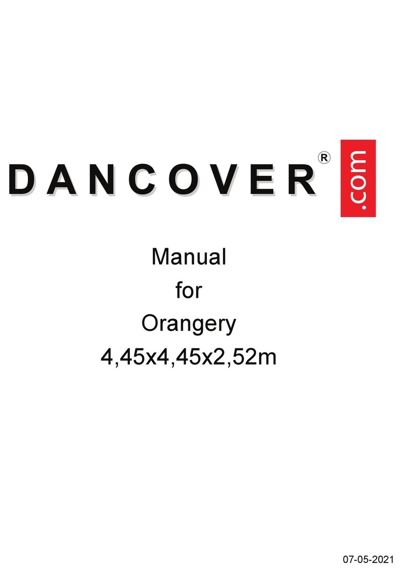 Dancover Orangery GH170010 manual