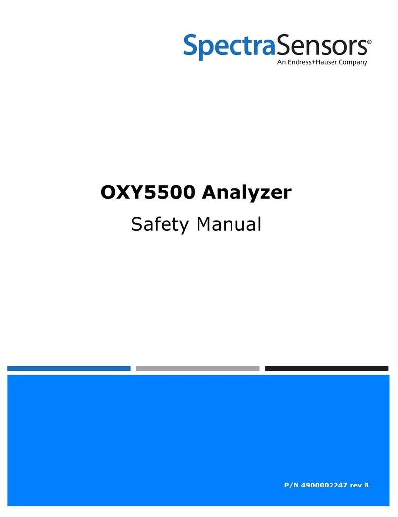 Endress+Hauser SpectraSensors OXY5500 User guide