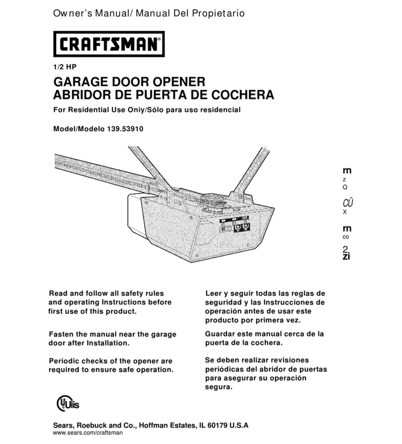 Sears Craftsman 139.53910 owner's manual