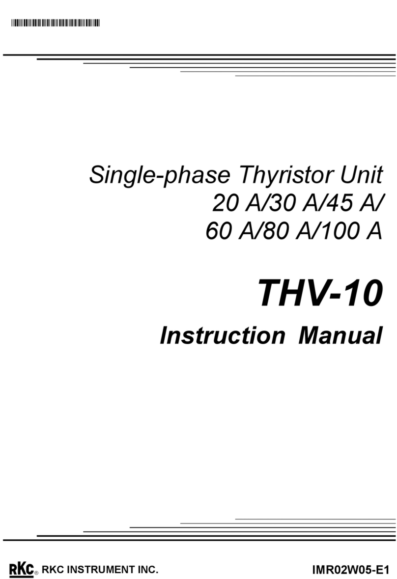 RKC INSTRUMENT THV-10 User manual