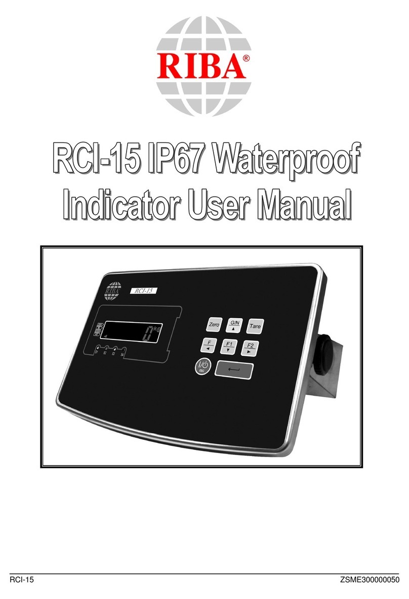 RIBA RCI-15 user manual
