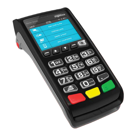 Ingenico Desk 3500 with Pin-pad User manual