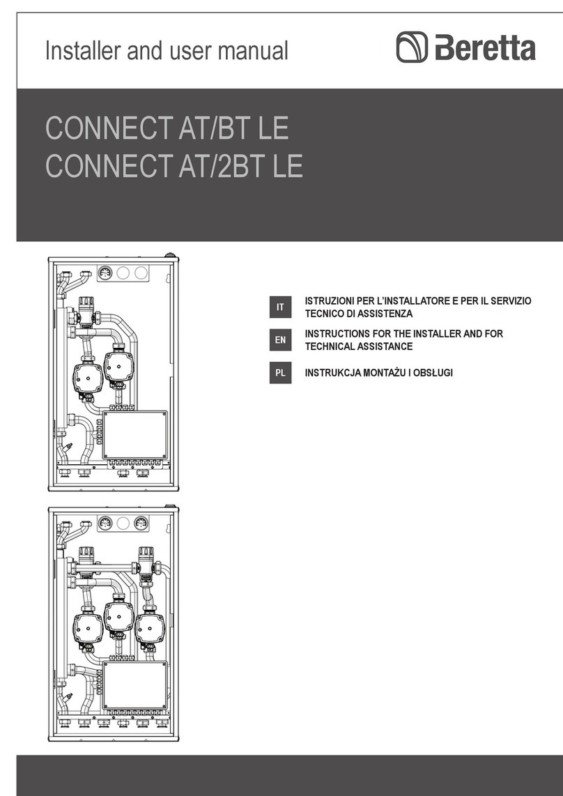 Beretta CONNECT AT/BT LE installer and user manual