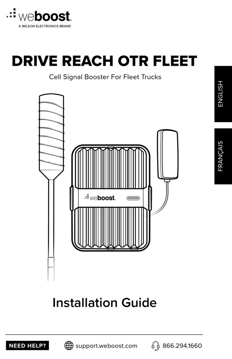 Wilson Electronics weboost DRIVE REACH OTR FLEET installation guide