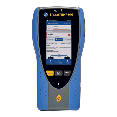 IDEAL Networks SignalTEK 10G User manual