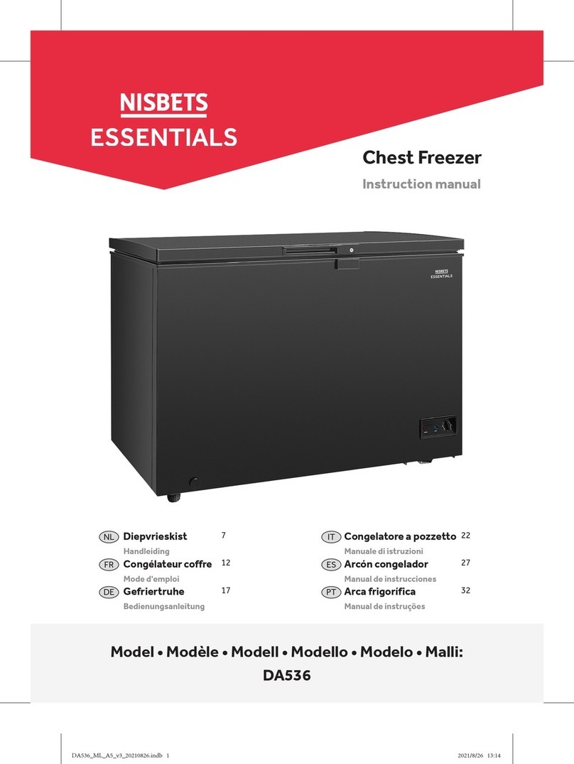 NISBETS ESSENTIALS DA536 instruction manual