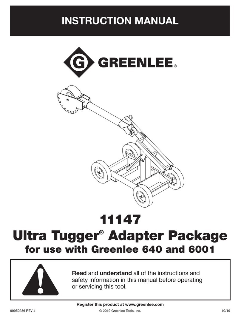 Greenlee Ultra Tugger 11147 User manual