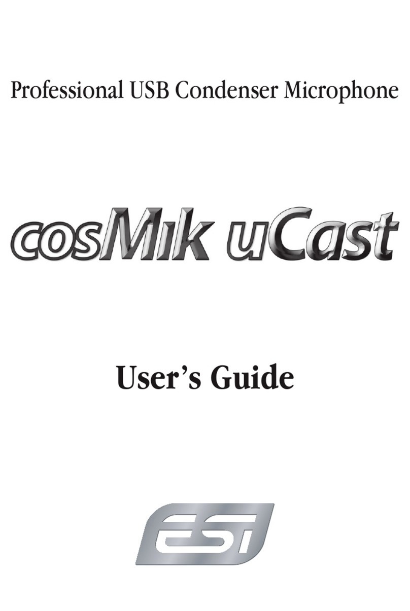 ESI cosMil ICast User manual