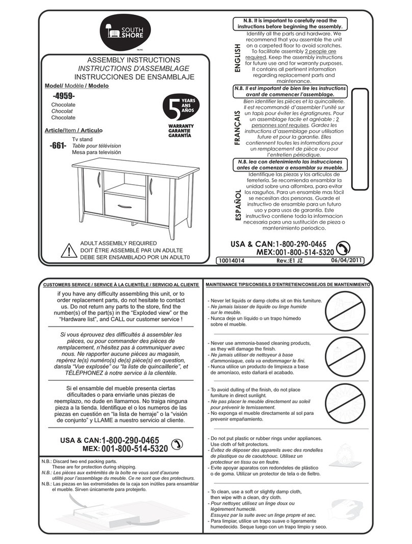 SouthShore 4959 User manual
