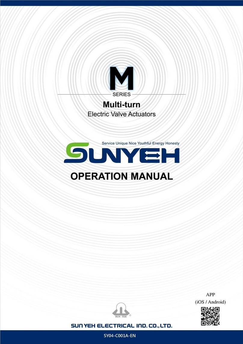 Sun Yeh Electrical M Series User manual