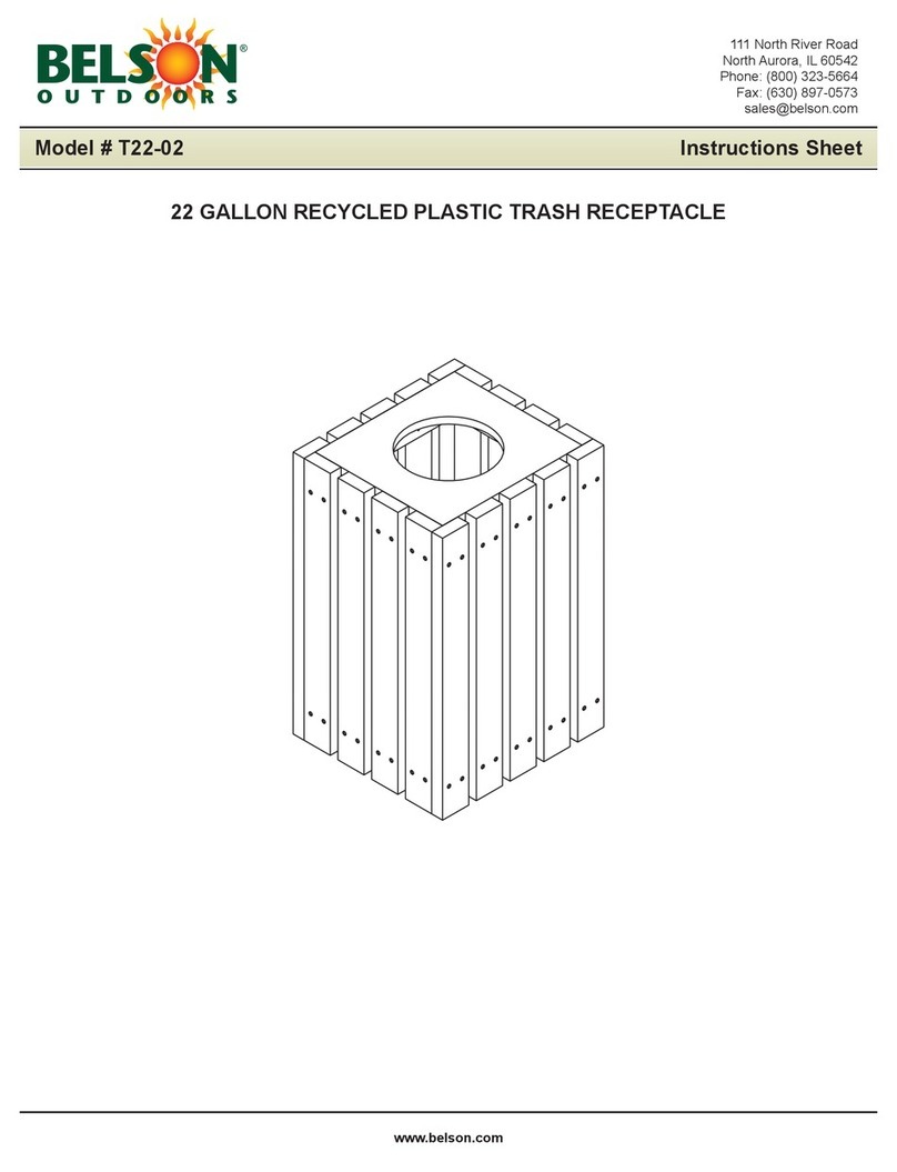 Belson Outdoors T22-02 instruction sheet Belson Outdoors T22-02 instruction sheet