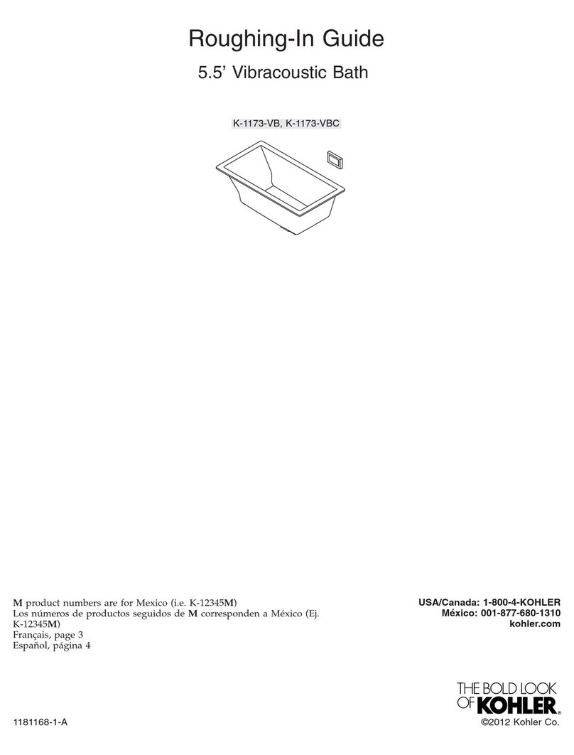 Kohler K-1173-VB Quick start guide