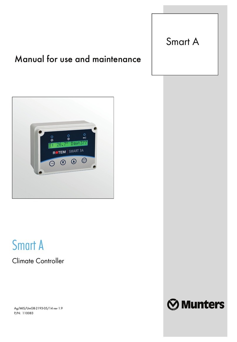 Munters Smart A Manual for use and maintenance Munters Smart A Manual for use and maintenance