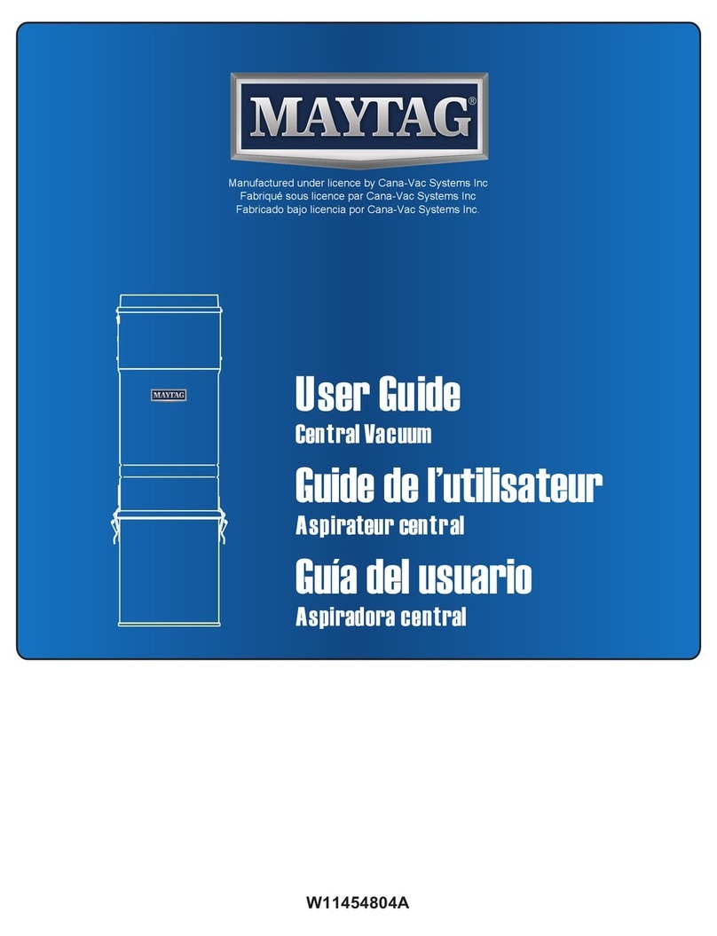 Cana-Vac MAYTAG user guide