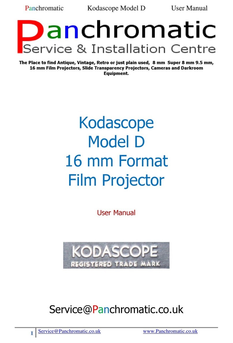 EASTMAN Kodascope D user manual