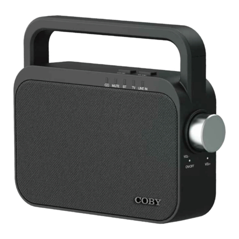 Coby CSTV-130 User manual