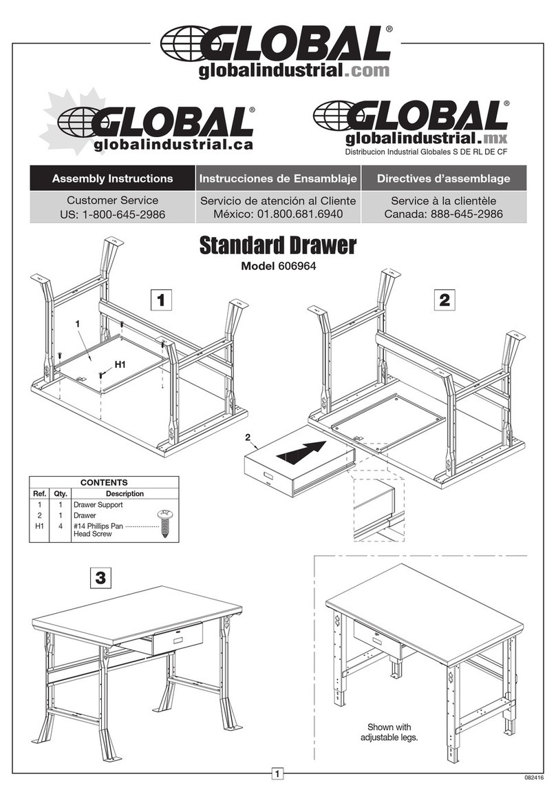 Global Industrial 606964 Assembly instructions