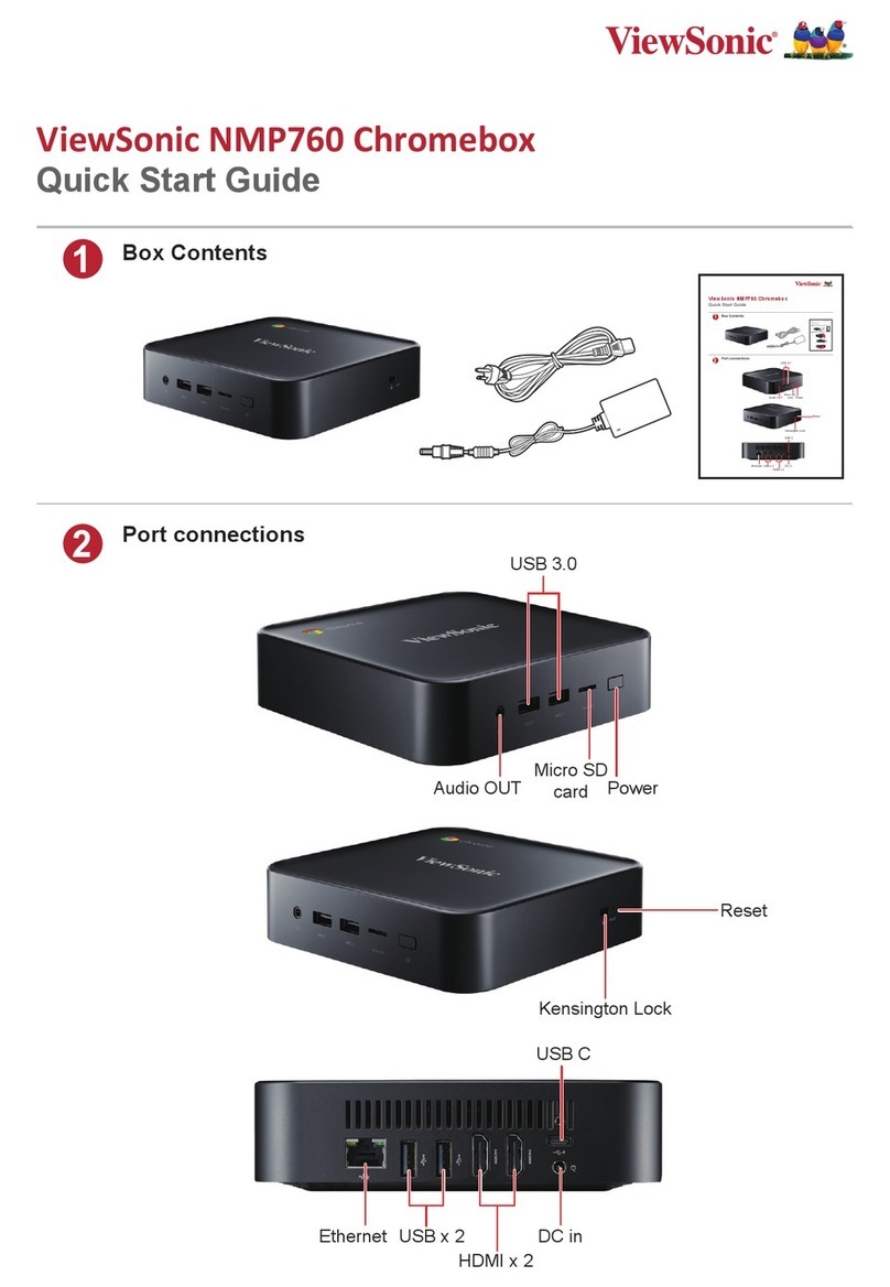 ViewSonic NMP760 quick start guide