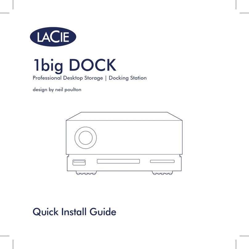 LaCie 1big Dock SSD Pro User manual