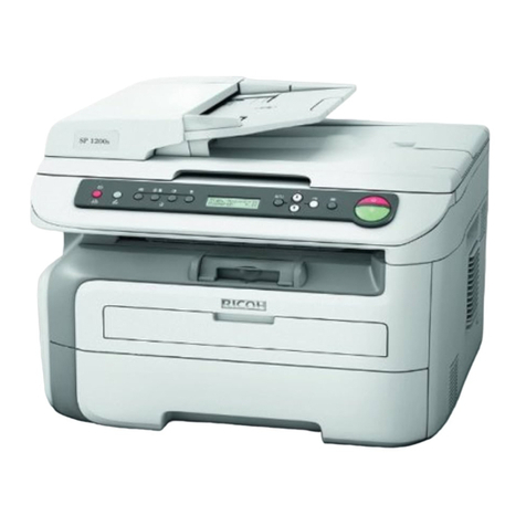 Aficio SP 1200S User manual