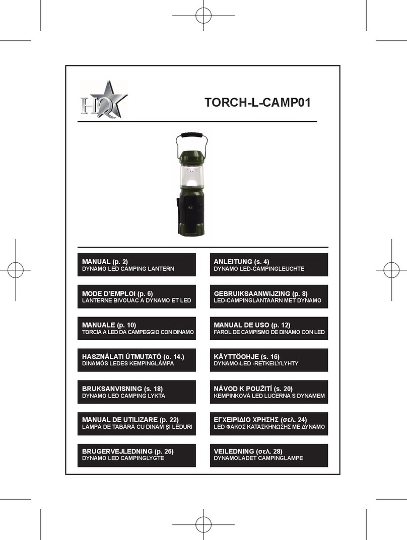 HQ TORCH-L-CAMP01 manual