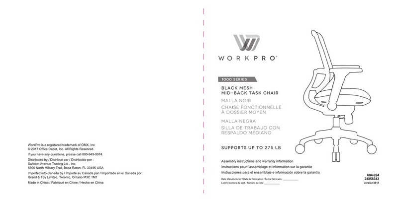 OMX WorkPro 1000 Series Installation guide
