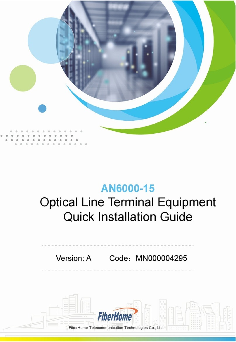 FiberHome AN6000-15 Quick installation guide