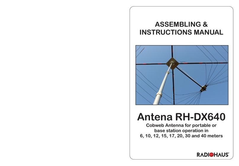 RADIOHAUS RH-DX640 Assembly & instruction manual