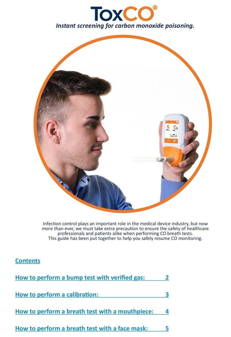 Bedfont ToxCO quick start guide