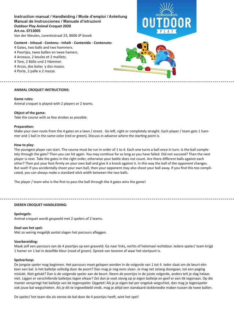 Outdoor Play 0713005 instruction manual
