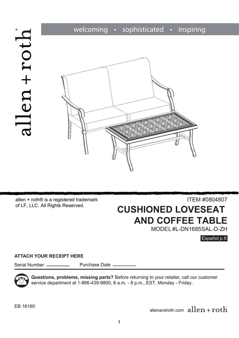 LF allen+roth L-DN1685SAL-D-ZH User manual