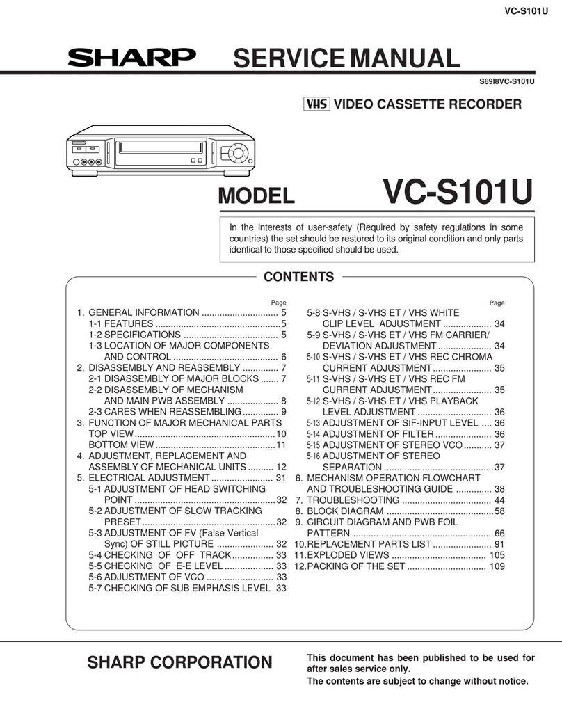 Sharp VC-S101U User manual Sharp VC-S101U User manual