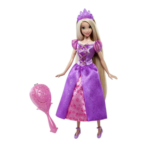 Mattel Disney Princess Color Magic X9383 User manual