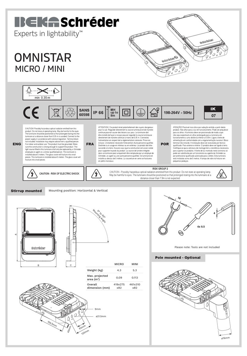 BEKA Schreder OMNISTAR MICRO quick start guide