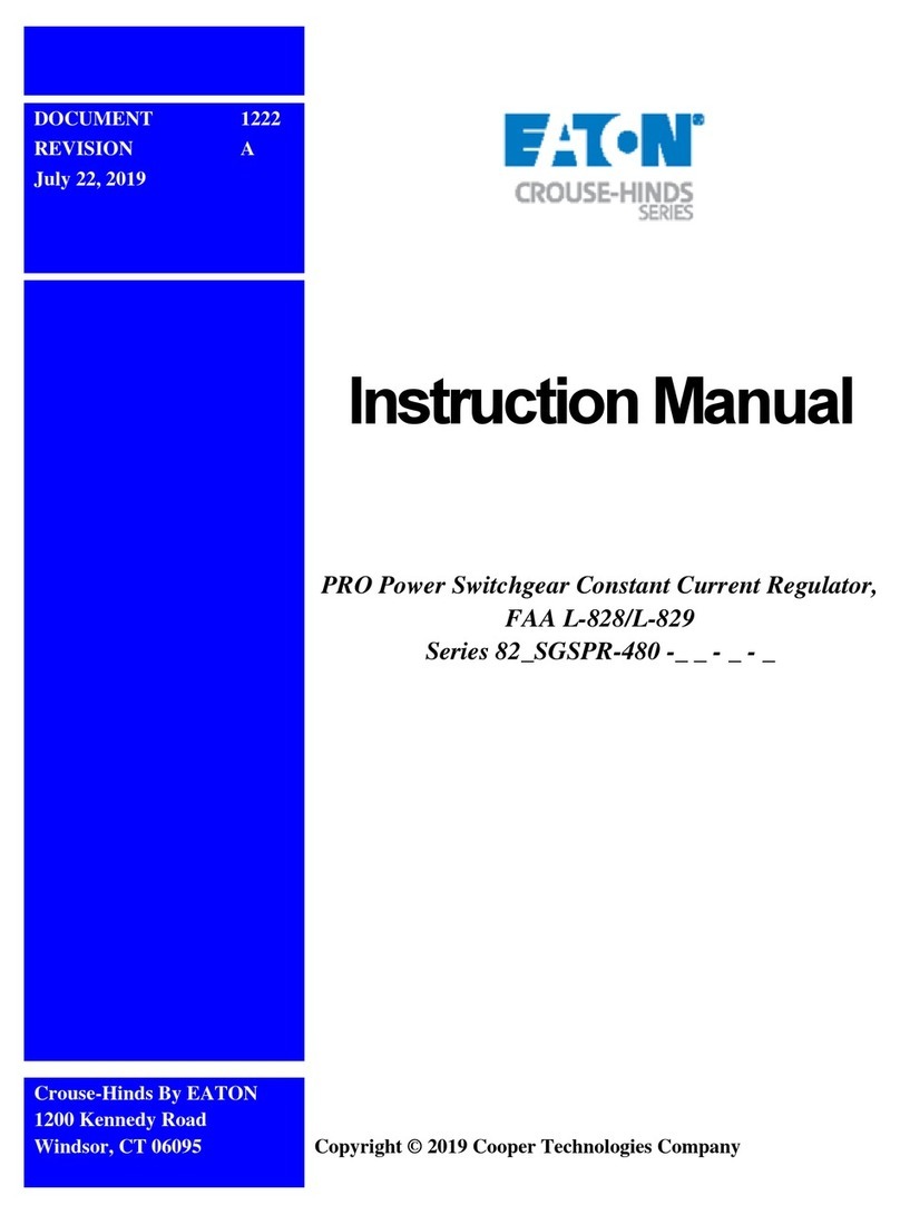 Eaton Crouse-hinds series instruction manual