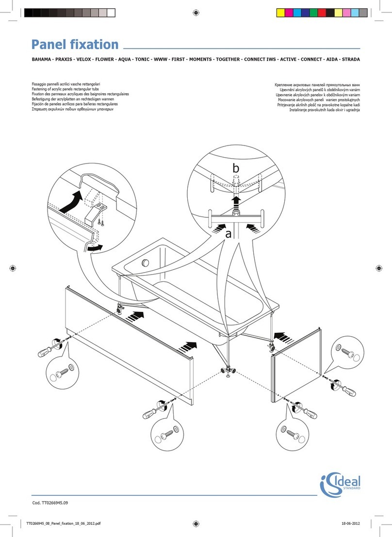 Ideal-Standard BAHAMA User manual