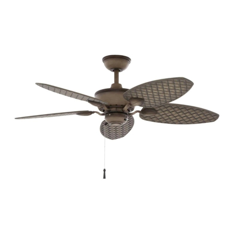 HAMPTON BAY PALM BEACH III 48-PBH Use and care guide