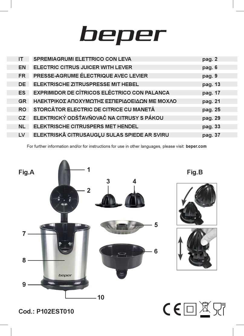 Beper P102EST010 User manual